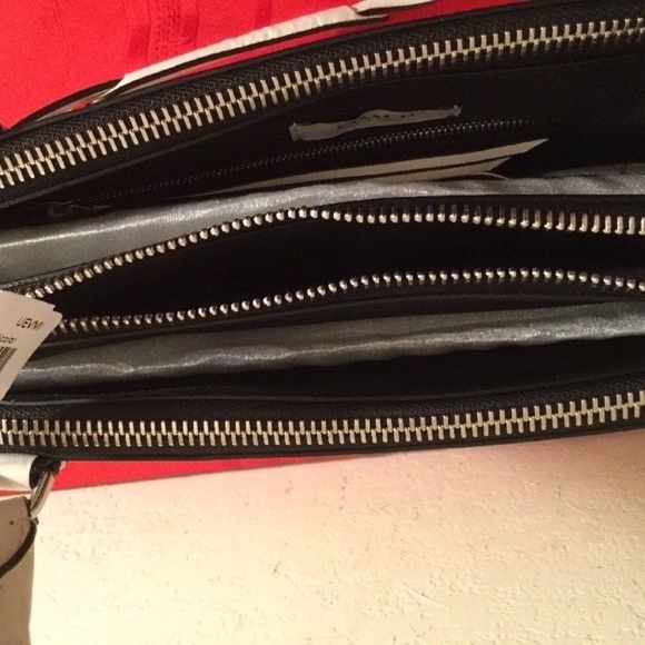 Authentic Coach Leather Satchel Carryall B&W